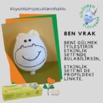 Yasemin Hadivent Instagram - @gulmekiyilestirir Derneği'nin kanser savaşçısı minikler için kuracağı yeni Hijyenik Oyun Merkezi'ne ben de destek oluyorum. Çünkü #OyunTümÇocuklarınHakkı Siz de eldiven etkinlik setlerinden satın alarak karakterinizi yaratın ve projeye destek olun! Satın almak için: https://ty.gl/hn7bnov2g9 #gülmekiyileştirir 🧡