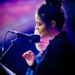 Yasmine Al Massri Instagram – On the 18th of April, I had the privilege to perform with @brianeno and @jazmasri for the fundraising event for @amos_trust, firstly, as a Palestinian it’s hard to thank such powerful me in the history if art humanity for standing with us. What an honour to stand there and create with you Brian. And secondly, Yasmine, how embarrassing to know it is the first time we share the stage since our 20 years friendship! It had to be this occasion or never! Thanks to all those attended! Donated, played, cried, sang, and shared their hearts. #photos by David Corio & Mark Kensett for Amos Trust @adnanjoubran #adnanjoubran #brianeno