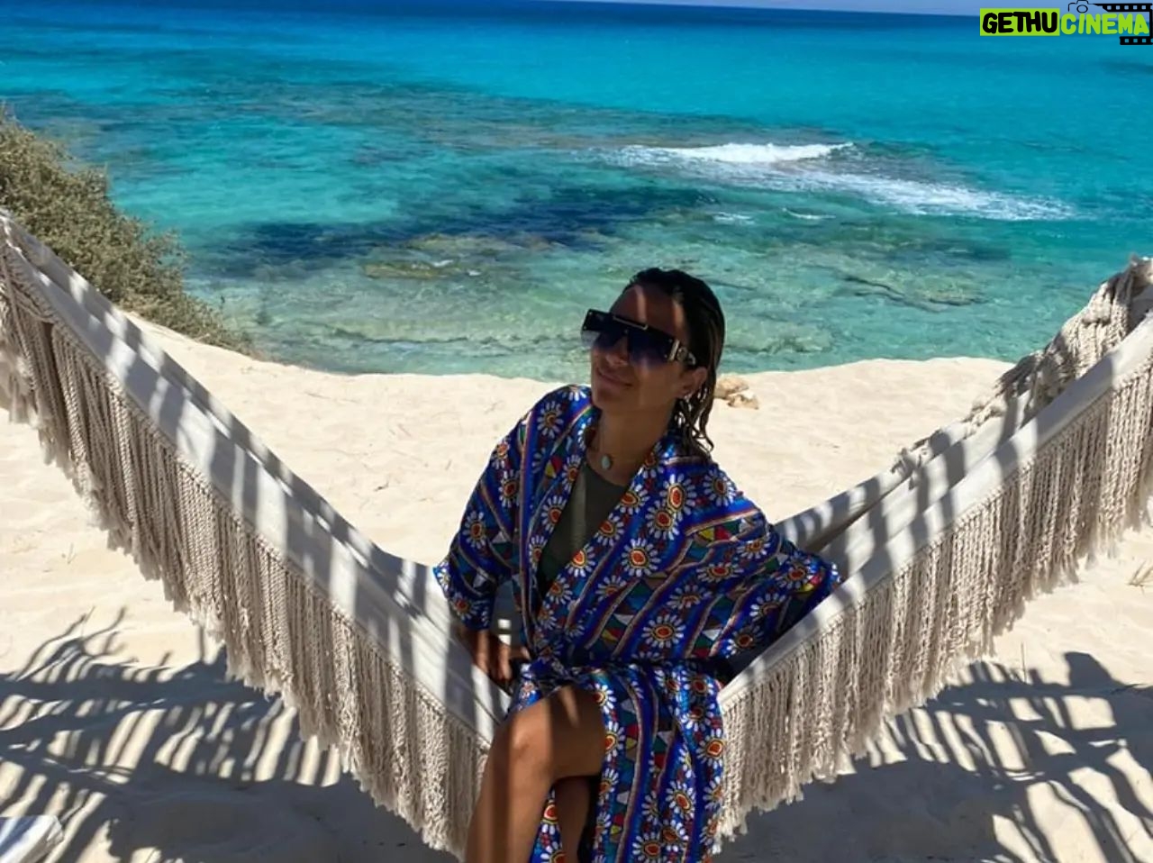 Yasmine Ghaith Instagram - One of the most beautiful beaches I've ever been to 💙 A mix of the beautiful Turquoise North coast water with the smoothest white sand, and the clarity of Mykonos beaches, along with the vibe of the south Spanish coast 💙 A mix from heaven only in @jefairatown #WonderWomanAroundTheWorld #NorthCoast #Summer #Beach #Sun #Sand #Turquoise #CrystalClear