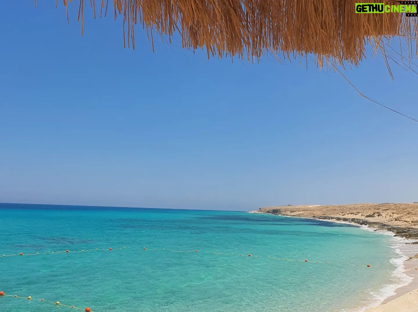 Yasmine Ghaith Instagram - One of the most beautiful beaches I've ever been to 💙 A mix of the beautiful Turquoise North coast water with the smoothest white sand, and the clarity of Mykonos beaches, along with the vibe of the south Spanish coast 💙 A mix from heaven only in @jefairatown #WonderWomanAroundTheWorld #NorthCoast #Summer #Beach #Sun #Sand #Turquoise #CrystalClear