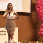Yasmine Ghaith Instagram – _____
كل مرة بيكون عندي فيها talk بحس كأنها أول مرة، و ببقي متوترة جداً! و أول ما بقف علي المسرح و أشوف الناس و أبدأ أتكلم، بيروح كل القلق و التوتر و برتاح كأني واقفة قدام صحابي بالظبط، و ببدأ كلام و مش بكون عايزة أخلص والله 😂🤦🏽‍♀️

من أكتر الحاجات اللي كانت وحشاني وقت الكورونا هي ال live talks بتاعتي في الحقيقة مش ال online 😁

مبسوطة جداً إني بعمل جزء من التوعية في شهر التوعية بسرطان الثدي و إتبسط كمان إني قابلت بطلات كتير و أخدت منهم حب و أمل 🙏🏾

I’d also like to thank my beautiful @stardust__pr team, you guys are the best 🖤💥

Thank you Saudi German Hospital for the honouring 🖤

#BreastCancerAwarenessMonth #WonderWomanTheyCallMe #MotivationalTalks #Awareness #LiveToInspire