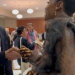 Yaya DaCosta Instagram - It was my absolute pleasure to speak on a panel for @brownu “Brown and Beyond,” alongside president of The Academy, Janet Yang (class of ‘78), motivational singer-songwriter Rhonda Ross (class of “93), artistic director of the Brown Arts Institute, Avery Willis Hoffman, and moderated by Brickson Diamond (class of ‘93). Swipe to hear just a few moments from an evening of sharing insights and building community. I even brought out my class ring for the occasion! 😉 🗣️ BRUNO! * And shoutout to university President Paxton for leading by example.