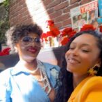 Yaya DaCosta Instagram - We love you, Pam Grier!!! And we appreciate you for paving the way and ensuring that our magazines had staying power at their beginnings and yours. . Thank you, @ebonymagazine and @legendarydamon for a gorgeous event with gorgeous roses and gorgeous human flowers in full bloom, all living in their purpose in different ways. Such a perfect way to spend a Tuesday afternoon on a full moon 🌕🥰