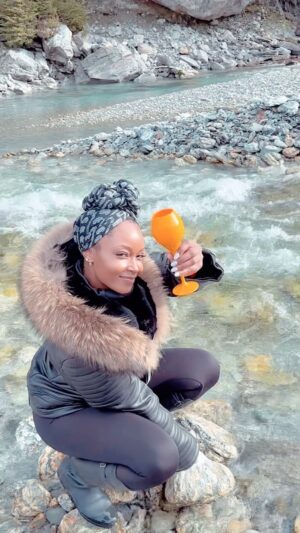 Yaya DaCosta Instagram - 💧
Real life is exquisite.
And for those for whom it’s not, may it be so.
.
EDIT:
*Such a blessing to go to places where Earth can still be experienced the way the Most High intended.
This is pure water flowing straight from a glacier in New Zealand. The kind of place your plastic water bottles claim they got it from.
It was my first time doing this, so I looked cautious, but yes I drank it! Again and again.
This first sip was full of wonder, and it’s the wonder at our planet’s beauty that I am sharing.
Thanks for your concern, but it was the BEST water I’ve EVER tasted.