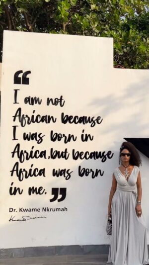 Yaya DaCosta Instagram - 2023 December Highlights

WELCOME TO GHANA!!!

Thank you, Modjinah, @travelmo.worryless for 
blessing this trip with such ease and organization. You are excellent at what you do, and an absolute sweetheart to boot!

Thank you, Abdul @theruler02 for treating me like family and making sure my first AfroFuture @afrofuture experience was spectacular in so many ways.

Thank you, Queen Bozoma @badassboz , for being the wisest, loudest, sexiest voice calling us back home. As an ambassador to the Diaspora, you exemplify radiance, realness, and regality, while reminding others of their own. Seeing you in action at the live, Ghana edition of The Badass Workshop @thebadassworkshop was truly a sight to behold!
And thank you for the incredible experiences you curated for your circle of friends. You are a visionary.

As these events continue to grow, 
as more of us gain the courage to take flight (because remember, “The People Could Fly”), 
as we deepen our remembrance and self love… may we nurture the global family, meeting each other with cultural sensitivity, mutual respect, understanding and Love.
Each time we share wisdom, dreams, food, dance… we heal colonial wounds.
Each time we gather in the name of transatlantic unity, we relearn the forgotten ways of our ancestors.
I love y’all deep.

Thank you, Ghana, for everything.

MEDASSE.