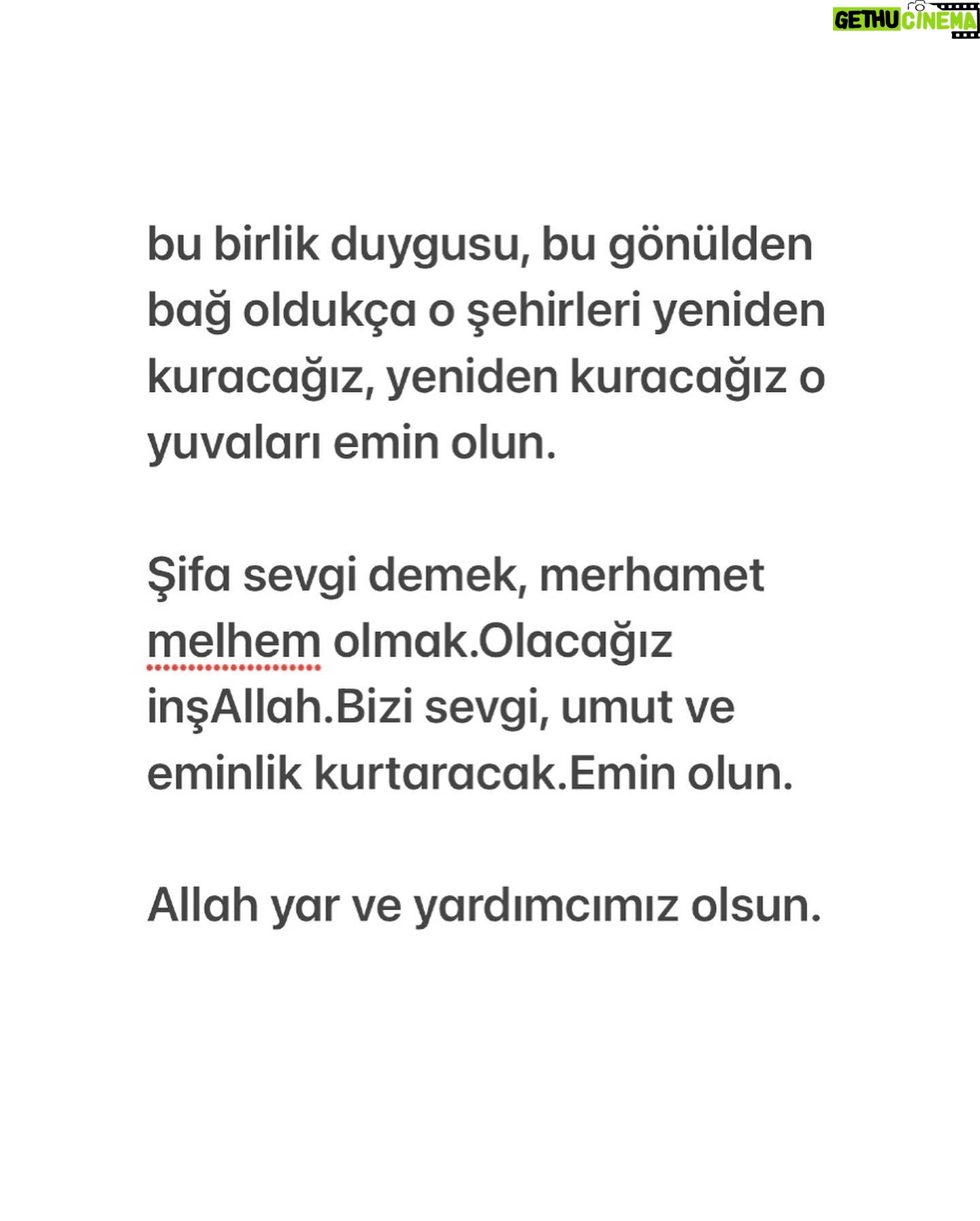 Yeşim Ceren Bozoğlu Instagram - Şifa niyetine…