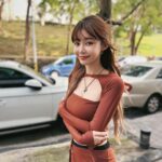 Yi-Ruei Chen Instagram - 黑色情人節快樂🖤 I’m Your Baby monster 😉 - 昨日活動造型： Dress: @yuyu_active Accessories: @recoverydesign @cloud_by_cloud Stylist: @stylistlun716 Hair: @i_carlllll