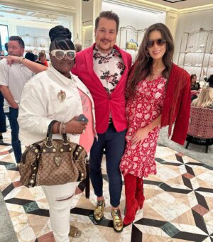Yoanna House Instagram - Red may be blood but it’s also love ❤️ best wishes from nights @gucci