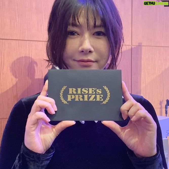 Yoko Maki Instagram - RISE’s PrizeのMVP賞プレゼンテーターを努めさせて頂きました