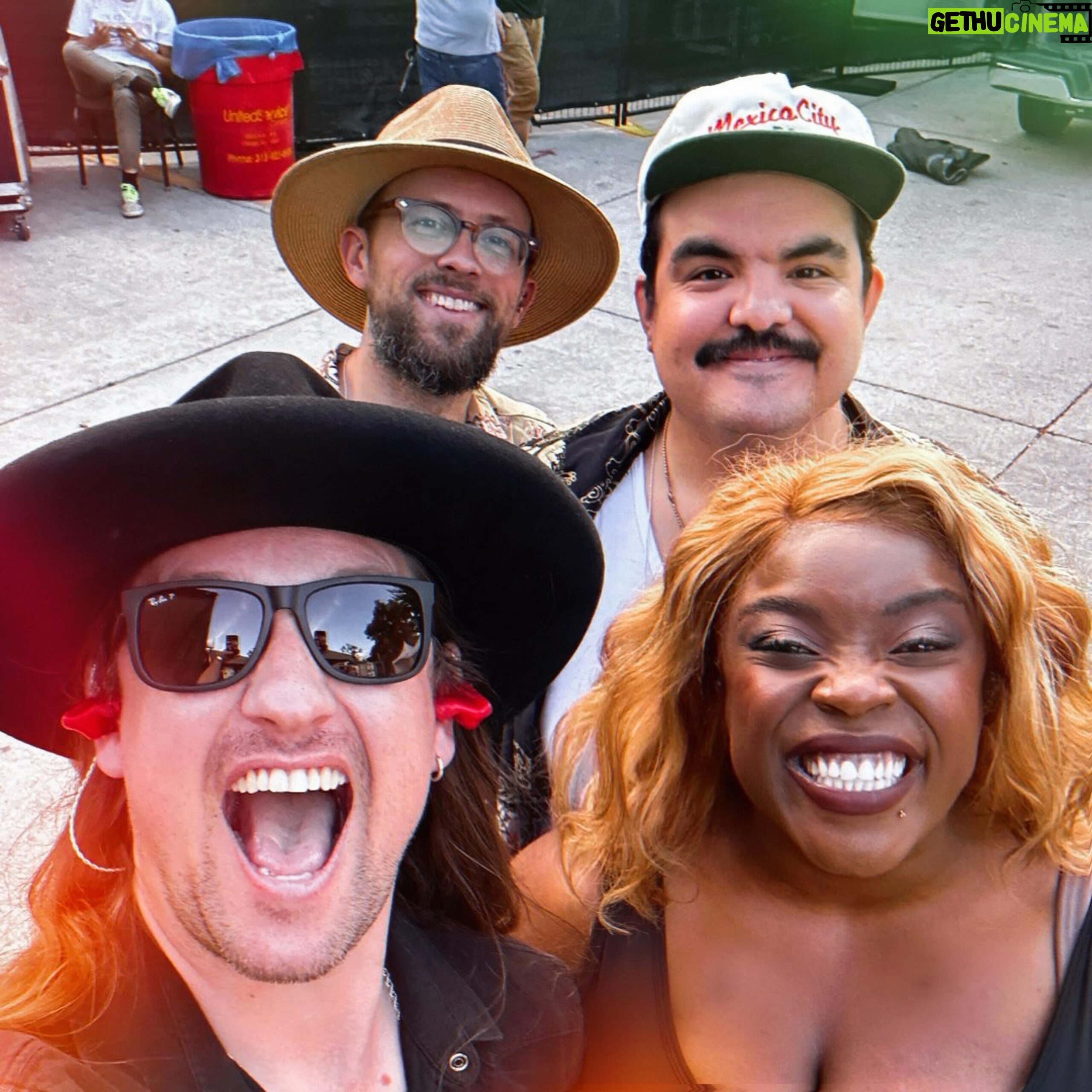 Yola - 1.2K Likes - Can you tell we’re happy to be back on the road with the band for @winnetkamusicfest?!!! Next up I’m back in #Nashville for the 4th July, see you out on the road somewhere (or in Broadway 🎭)! #cheesin
