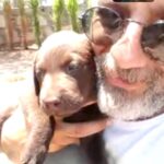Yonca Şahinbaş Instagram – Sevgi olduktan sonra mesafelerin ne önemi var❤️ Koray ve Chokolate. Chokolate’la ilk göz temasımız😍 Evine hoşgeldin bebek🐾
