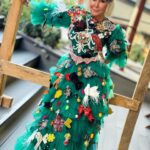 Yonca Evcimik Instagram – Mutlu Yıllar şimdiden ❤️🍀 Gönlünüzden geçen her şeyin gerçekleşeceği şahane bir #2024 olsun 🍀 Kostüm: @drapebutik @gokcesurmeliland