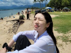 Yoo Na-gyeol Instagram - 덩그러니, 윙크가 하고 싶고, 아기와 인사! 🏝