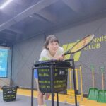 Yoo In-young Instagram – _
.
.
오늘 내리는 비만큼 땀흘리기🎾 
.
비가 많이 오네요
모두 안전운전하세요..