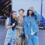 Yoon Mi-rae Instagram - #girlcrush🥰 Repost @drunkentigerjk ❤️🏜️It all started when you reached out to me and Yoonmirae for a track, and together we created the amazing song “Boom Tick Boom.” Fast forward to Coachella, where we had the opportunity to perform the song together. It was crazy fun rocking the stage with you and witness your incredible talent firsthand. Not only are you an amazing artist, but you are also one of the kindest souls I’ve ever met. Keep shining, Xin Liu! The world is ready for your incredible talent. #Repost @lyx0420 ・・・ Thank you so much 선배님 @drunkentigerjk and @yoonmirae ! It was such an honor to perform “Boom Tick Boom” together and I’m super grateful. Let’s Rock your body ! Move your body ! 🔥