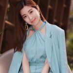 Yoyo Chen Instagram - Happy 520💙♥️💙♥️ Love you all 🫶🏻🫶🏻🫶🏻 #loveyo #520 Outfits: @suncoohk