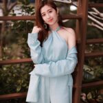 Yoyo Chen Instagram - Happy 520💙♥️💙♥️ Love you all 🫶🏻🫶🏻🫶🏻 #loveyo #520 Outfits: @suncoohk
