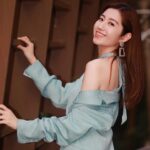 Yoyo Chen Instagram - Happy 520💙♥️💙♥️ Love you all 🫶🏻🫶🏻🫶🏻 #loveyo #520 Outfits: @suncoohk