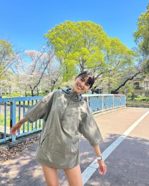 Yuki Mihara Instagram - ランニング日和、撮影日和、お花見日和、ペンペン草日和🌱🌸
欲しかったG-SHOCKのランニングウォッチをゲットしてしまいました