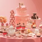 Yuki Kashiwagi Instagram - 🤍 ⸝꙳ 本日はupink初の単独イベント✴︎ 【upink TEA PARTY】を開催しました☺️🎉 今日発売のアイシャドウのカラー名 〔カフェティータイム〕にちなんで会場も ティーパーティをイメージしてみました🫖🍪 まだまだいろんなコスメアイテムを 開発中ですのでぜひお楽しみに！🤍💗 #upink