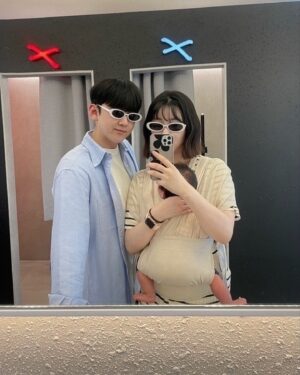 Yukika Teramoto Instagram - 아침 일찍 가족 나들이👶🏻

#朝活 

#육아스타그램 #2개월아기 #육아맘