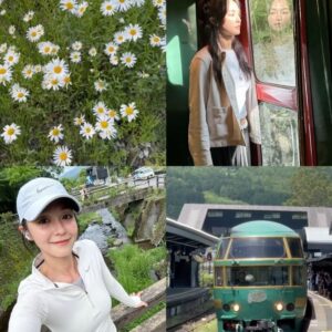 Yun Liu Instagram - ‘
在計畫旅行時知道會遇上黃金週
好多朋友嚴正警告要三思😆
但就是有種非去不可的衝動
於是乎還是出發了
幸運的是
抵達由布院的那兩天還沒正式黃金週
剛剛好熱鬧的人潮,剛剛好微涼的天氣,一切都太棒! 

連兩天清晨出門跑步
第一天沿著小溪
聽水聲,聽鳥叫,看早起的居民照顧院子裡的花
隔天憑著對社區一天的認識
放下導航穿梭在巷弄
越深入越愛上這裡

遇上可愛的韓國民宿主人
告訴我們叫計程車要等大半天才會到
還反問我們介不介意坐他的車到車站
OMG 當然不介意，感謝都來不及！
在離開前又多了一段搭車吹風陶醉在由布院氛圍的小時光
然後就陶醉到眼睜睜看著火車從面前駛過 欲哭無淚😂 

在由布院的那兩天我有沒有說了一百次我還要再來呢😍
真的～我還要再來!