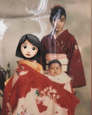 Yuna Taira Instagram - 👘🧡🍂
私のお宮参りに母が着ていたお着物。