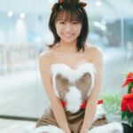 Yuno Ohara Instagram - ㅤㅤㅤㅤㅤㅤㅤㅤㅤㅤㅤㅤㅤㅤㅤㅤㅤㅤㅤㅤㅤㅤㅤㅤㅤㅤ Merry Christmas🎄🫶🏻 今月のファンクラブ生写真はトナカイです🦌 そして3、4枚目の写真は 現場で少しでもクリスマスを感じられるように 即席サンタコーデ。笑