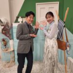 Yuri Nakamura Instagram - あさイチありがとうございました♡ ◆ロケ衣装 outer @tarohoriuchi knit&shirt @amerivintage skirt @leinwande_official ◆スタジオ outfit @08sircus earrings @prmal_jewelry rings @shihara shoes @alm._official