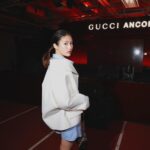 Yuri Tsunematsu Instagram - GUCCIの新たな始まりを祝って。 一夜限りのスペシャルなイベントに参加しました。 Rina Sawayamaさんのパフォーマンスが素敵すぎて楽しかった🔥 羊さんにも「ザ・ウェルキン」ぶりにお会い出来て嬉しかったです❤️ #GucciAncora #GucciSS24 #PR