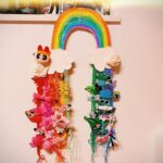 Yuri Tsunematsu Instagram - 🌈✨ Rainbow hair clip holder✨✨ 家にあった毛糸とダンボールで作った🧶📦 ヘアクリップしまう場所困っている方、これおすすめ☺️ #yuritunes