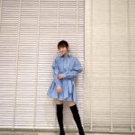 Yurika Kubo Instagram - 4thシングル「可愛くって意地悪しちゃう」の発売は5/24です🕊 ・ ・ ・ one-piece @sly_official shoes @sly_official ▷ #シカコ #shikaco #小鹿 #시카코 #久保ユリカ #kuboyurika #久保百合花 #쿠보유리카 #奈良 #NARA #나라 #鹿 #deer #사슴 #ootd #오오티디 #옷스타그램 #코디 #boots #ニーハイ #ニーハイブーツ #水色