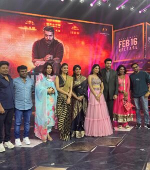 Yuvina Parthavi Instagram - The trailer and audio launch of #siren108 🚨
♥️see you all in theatres from feb16♥️
♥️ @thehmmofficial …. 

Outfit : @nirali_design_house 
Mua: @makeup_by_kez 
Hair do: @banuhairstylist 
.
.
.
.

.
.
.#yuvinaparthavi #siren108 #jayamravi #keerthisuresh #audiolaunch #trailerlaunch #tamil 🎥
