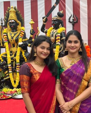 Yuvina Parthavi Instagram - Wishing you all a very HAPPY JOYFUL and a VIBRANT PONGAL!!🌴🌾✨💓
#pongal2k24✨️