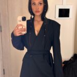 Yvette Monreal Instagram – Blazer dress never fails🖤