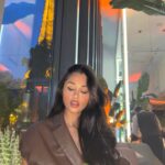 Yvette Monreal Instagram – Olive juice at the Pullman🍸🤎😚✨