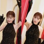 Yvonne Liang Instagram - 小時候看了數十遍奧黛麗赫本的「羅馬假期」， 第一次感受到黑白電影的魔幻魅力。🎼 紐約時尚品牌 alice olivia SOGO復興旗艦店盛大開幕， 這次驚喜重現紐約時裝周《黑白舞會》場景✨♟️🎲 復刻永恆經典，沈浸在優雅華麗的氛圍！ 穿上這套璀璨黑色連身褲，忍不住一直想要熱舞！💃🏻 alice olivia就像我的魔法衣櫃🪄， 陪伴我盡情呈現各個階段的女性魅力， 總是被服裝奔放大膽的配色、精緻的藝術圖樣吸引， 享受盛裝打扮、展現自信的時刻， 去成為想要嘗試成為的自己。👑 Style is who you are. @aliceandolivia @aliceandolivia_tw #黑白舞會 #EncourageSelfExpression