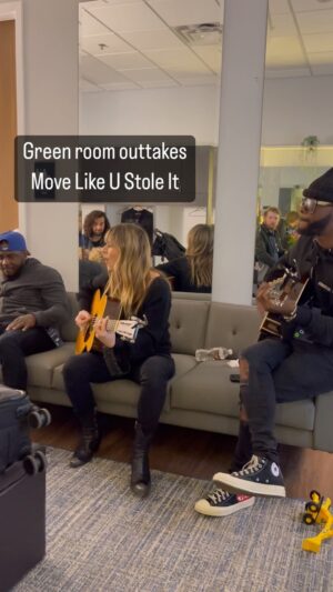 ZZ Ward Instagram - Green Room Outtakes Move Like U Stole It