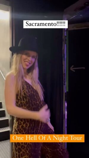 ZZ Ward Instagram - Last night was such a fantastic energy!!! Thanks for really showing up Sacramento!!! Only three shows left on the One Hell Of A Night Tour!!