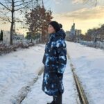 Zaho Instagram - T’étais où « quand j’étais sous la neige à chercher le soleil »… à Montreal 😅
