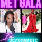 Zainab Johnson Instagram - I spent a little time on this week’s episode of #imreasonable talking #metgala looks that spoke to me. Check out full episode on YT 🔗 in bio #fashion #funny #podcast
