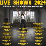 Zainab Johnson Instagram - If I were you I wouldn’t miss me. 🎟️🔗 in bio. If your city is listed but not on sale yet SAVE THE DATE and I’ll let you know asa they go on sale 🤗