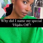Zainab Johnson Instagram - For all those wondering why I named my comedy special ‘Hijabs Off’… @mokheirs streaming RIGHT NOW only on @primevideo along with the entire 3rd season of @uploadonprime #comedy #hijabsoff #zainabjohnsonhijabsoff #funny #jumahmubarak #muslimah