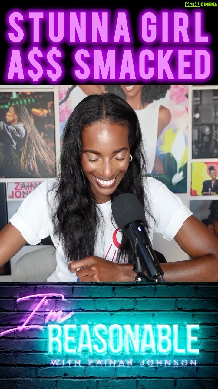 Zainab Johnson Instagram - Is it reasonable for a fan to smack an artist’s butt while she’s on stage. NEW EPISODE of my #podcast I’M REASONABLE is up on YT‼️This may be my fav episode so far. If you want to give it a listen 🔗 is in my bio
