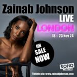 Zainab Johnson Instagram - LONDON TICKETS ARE OFFICIALLY ON SALE‼️ You can go to my website www.zainabjohnson.com or use link in my bio. Let me know when you get your tickets. 🤗 #london #standup #standupcomedy #funny #zainab