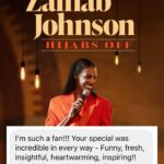 Zainab Johnson Instagram - The messages I’ve been receiving these past couple of weeks about my special got me like 🥹🥰🥹🥰. There’s too many to share everyone’s but just know I see them and I love them and I appreciate every single email, dm, comment, etc. ‘HIJABS OFF’ available RIGHT NOW only on @primevideo tell a friend to tell a friend 😉 #comedy #standup #flowers #mashallah #appreciation #hijabsoff #zainabjohnson #zainabjohnsonhijabsoff