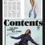 Zainab Johnson Instagram – Really honored to be featured in @rollingstone new issue alongside @ramy @taylortomlinson @druski @catccohen @wolvesofglendale I was shocked when I got the call but Mashallah 

Writer @itsme_agannn 
Photographer @maju.rogo
Managing Editor @weinflash
Creative Director @joe_hutchinson
Director of Photography & Deputy Creative Director @emma.v.reeves
Hair @pdouble21
Makeup @merrellhollis
Denim @loewe