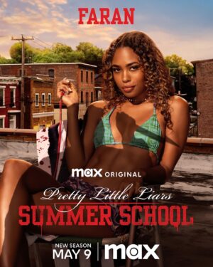 Zaria Instagram - Faran. The Max Original series #PLLSummerSchool premieres May 9 on @streamonmax 🥀