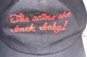 Zaria Instagram - The actors are back, baby!