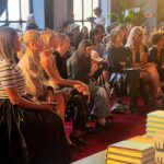 Zawe Ashton Instagram - Chic Lit. @miumiu Miu Miu Literary Club, you were the salon of the season. We got dressed up and went and celebrated two authors I’d unbelievably never heard of: Sibilla Aleramo and Alba de Céspedes. Forces of nature, writing ahead of their time in the challenging classification of memoir. Having written in the memoir space, albeit a very unconventional one, it really came to me during the discussions we had that to write from your life is to potentially be trying to find the ‘language of your life’. What kind of LANGUAGE do I LIVE in? Was a profound question to leave with … Feeling inspired by the cultural platforms you’re creating @miumiu Thank you for the threads and the wonderful conversation. Bella Italia! Belissimo Milano! #MiuMiuLiteraryClub